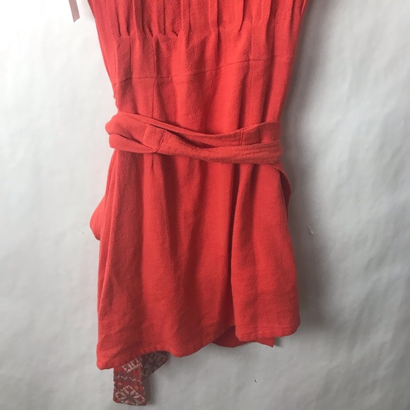 free people running wild embroidered dress M - Picture 8 of 8